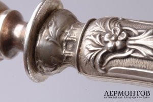 Захват для ноги в коробке. Серебро 950 пробы. Франция