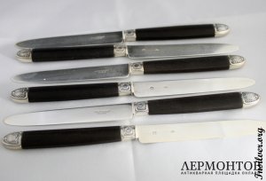 Ножи Puiforcat. Серебро 950. Франция