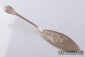 Сервировочный десертный набор  P. Tallois. Серебро 950 пробы. Франция
