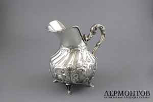 Большой молочник. Серебро 925 пробы. Европа, нач. XX в.