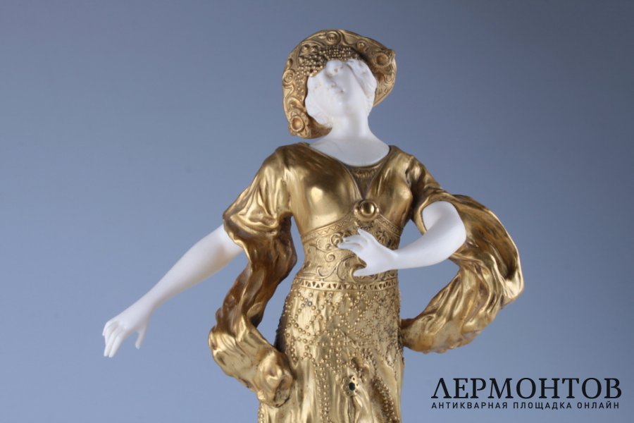 Скульптура Дева птица или Тамара Карсавина. Ар Деко. Франция, 1910-1914 г., Р.П. Марке. Бронза. 