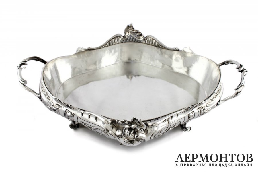 Ваза фруктовница. PAUL CANAUX et CIE. Серебро 950 пробы. Франция, XIX в.