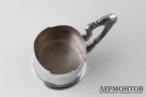 Подстаканник в стиле Модерн. Москва, 2 Артель. Серебро 84 пробы.