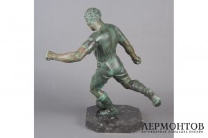 Скульптура Футболист. Зап. Европа, 1920- 1930-гг. Металл