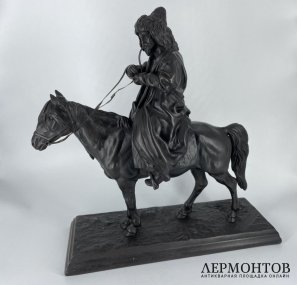 Скульптура Киргиз. Каслинский завод, 1895 г. Чугун.