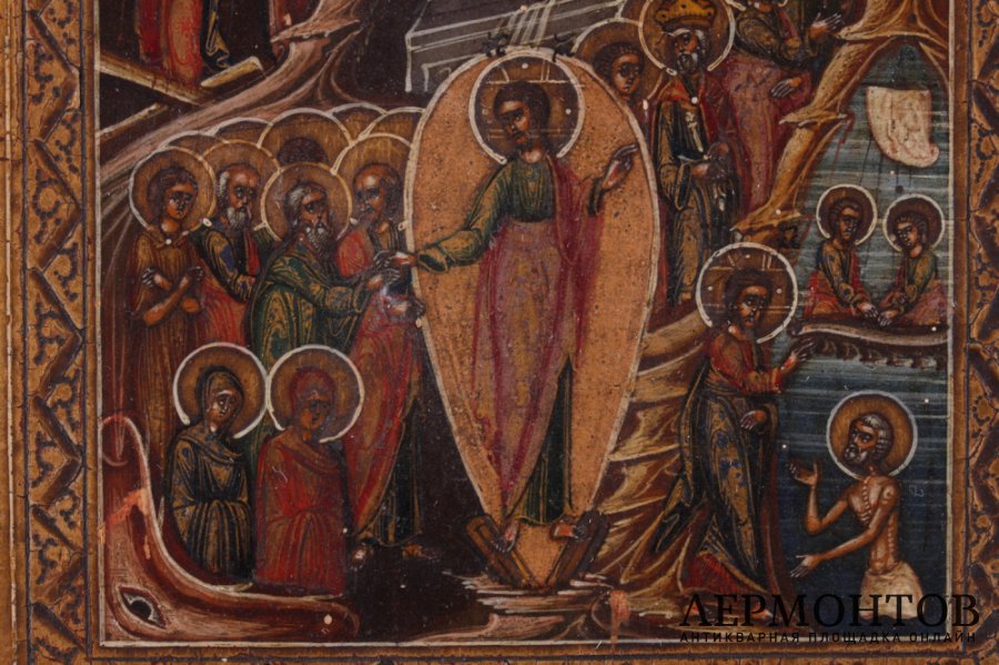 Икона. Праздники. Дерево, левкас, темпера. Россия, XIX в.