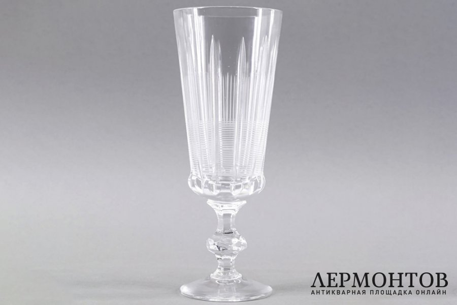 6 бокалов, Гвардейские. Хрусталь. СССР, Красный май, 1960-70е гг.