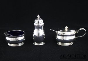 Набор для специй. 1938 год. Серебро 925. Англия