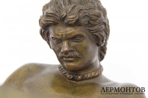 Скульптура Умирающий галл. Бронза. Европа, 2-я половина 19 века.