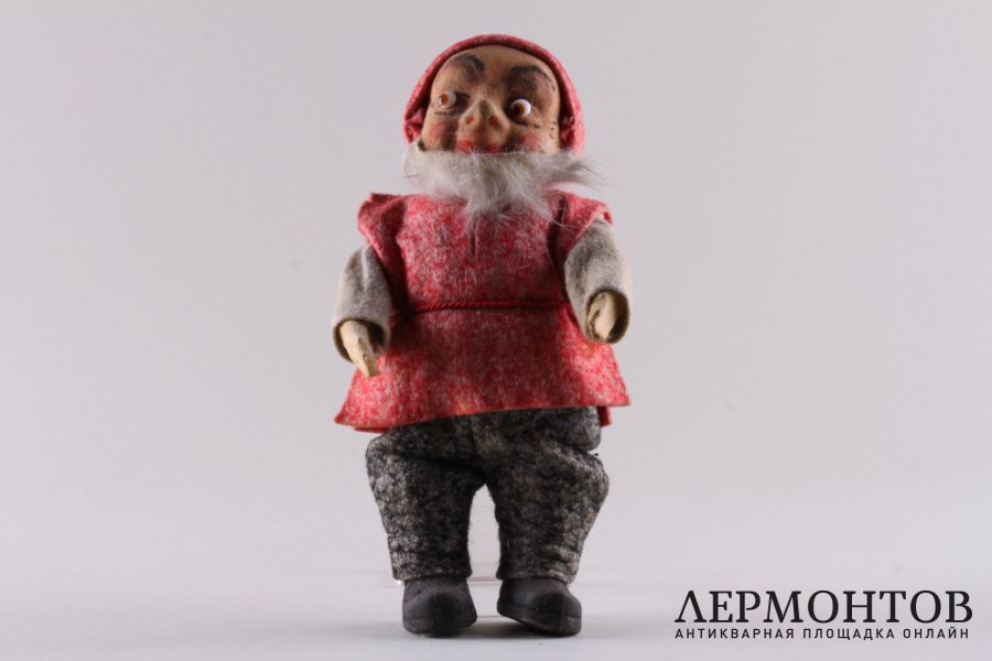 Заводная игрушка Гном. Европа, начало ХХ века.