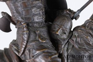Скульптурная композиция Святослав. По модели Е.Лансере. Отливка фабрики Н.Штанге.