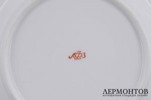 11 тарелок, Кремлевский сервиз. Фарфор. СССР, ЛФЗ, 1960-70е гг.