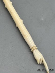 Указка для чтения Торы. Кость, серебро