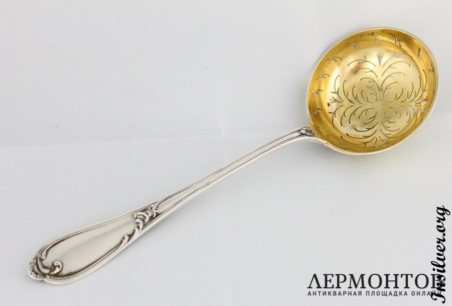 Ложка-ситечко. Серебро 950. Франция