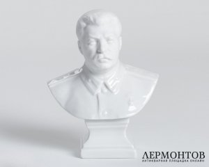 Бюст «Сталин». Фарфор, Herend, Венгрия
