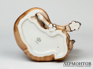 Статуэтка «Такса». Фарфор, Rosenthal, Германия, 1955 год