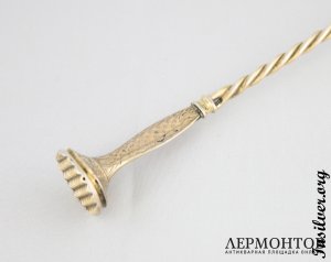Ложка для медикаментов Berthier. Серебро 950. Франция