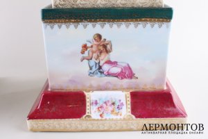 Вазы парные. Фарфор, предп. Royal Vienna, Австрия, рубеж XIX - XX вв.