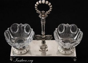 Солонка. Редкость. Серебро 950. Франция