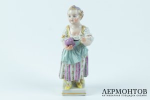 Миниатюра Дама с кувшином. Германия, Мейсенская фарф. ман-ра, 1920-30-е гг.