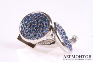 Запонки Hoxton. Серебро 925. Англия