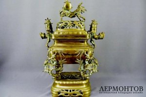 Ваза для благовоний. Бронза. Восток, начало ХХ века. 