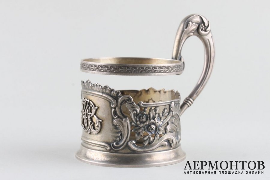 Подстаканник. 15 Артель. Серебро 84 пробы. Российская империя. 1908-1917 гг.