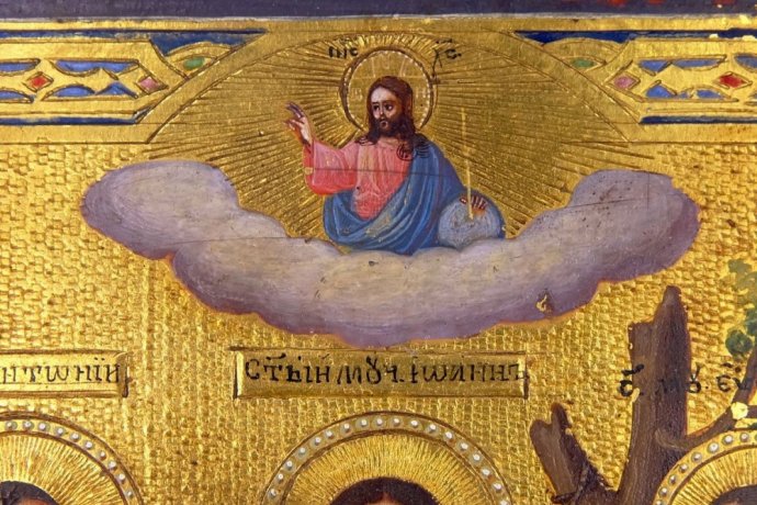 Икона Св.мучеников Антоний, Иоанн и Евстафий Виленские.