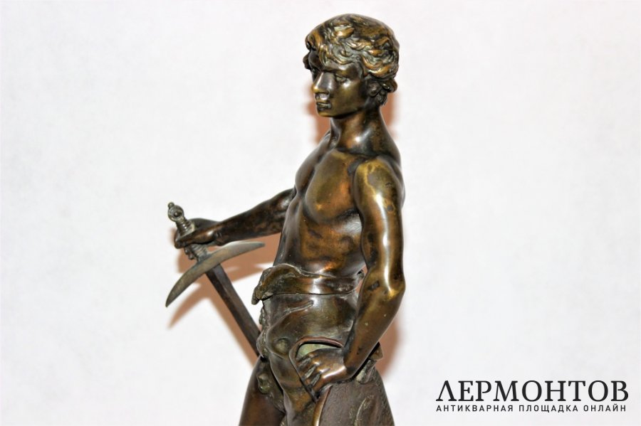 Скульптура Галльский воин. Бронза. Antoine Bofill. Франция