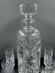 Набор для водки «Imperial»: штоф и 6 стопок. Хрусталь, Faberge