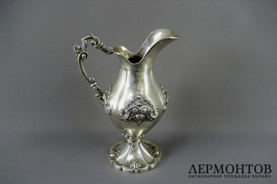 Кувшин. Серебро 900 пробы. Португалия, XIX век.