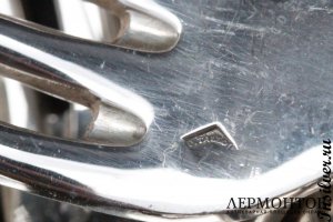 Десертный набор на 12 персон Tallois. Серебро 950. Франция