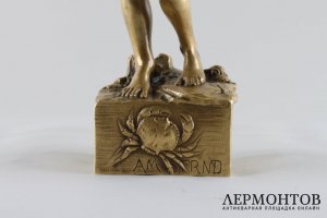 Статуэтка На пляже. Бронза. Фабрика Берндрофа. Австрия, 1900е