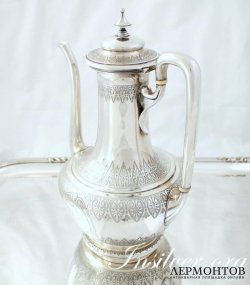Кофейник Hugo. Серебро 950. Франция 