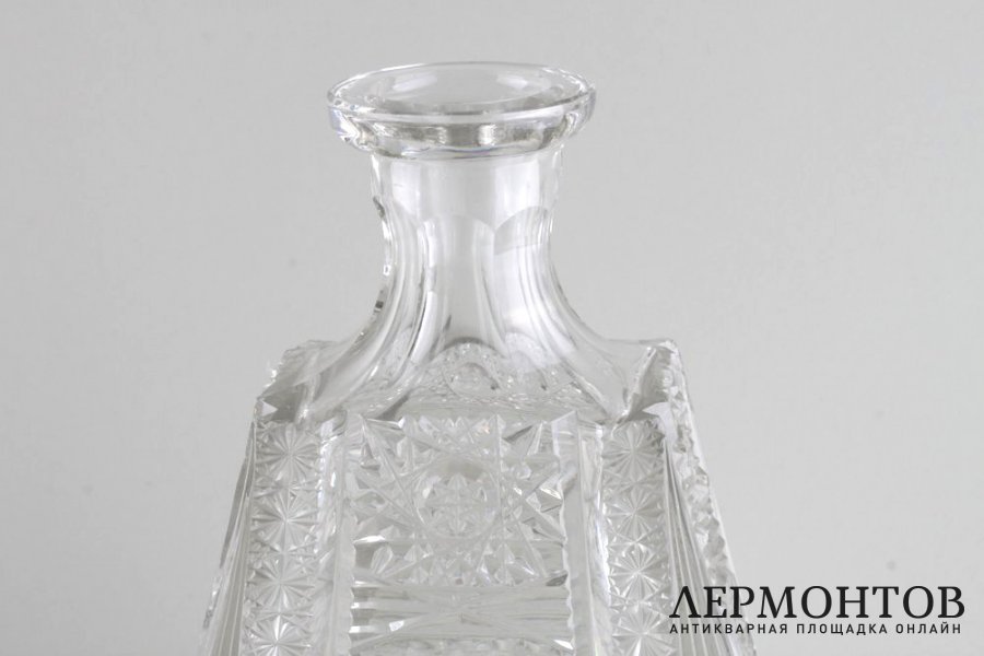 Графин. Хрусталь, резьба. Европа, до 1940-х гг.
