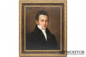 Картина. Портрет сына Г.  Эвениуса предп. Георга Георгиевича - офтальмолога, хирурга.