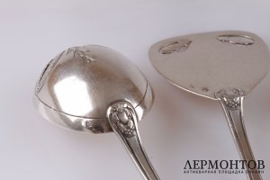Набор для закусок Tetard Freres. Серебро 950. Франция