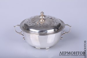 Суповая чашка. Серебро 925. Англия
