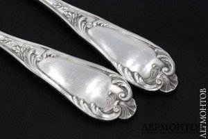 Набор для сервировки рыбы. Серебро 950. Франция