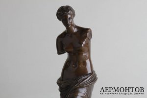 Скульптура Венера Милосская. Франция, Париж, кон. 19 в. Бронза.