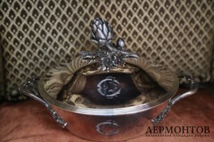 Супница P. Queille. Серебро 950. Франция