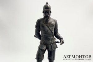 Скульптура Ермак. Россия, Куса, конец 19 - начало 20 века. Чугун, литье, крашение.