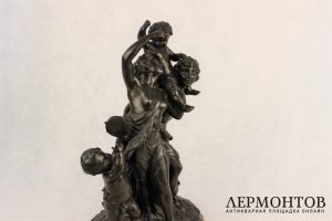 Скульптура. Семья Бахуса. Бронза. Clodion. Франция. Кон. XIX в.