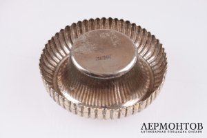 Солонка. Серебро 84 пробы. 1857 год. Российская империя