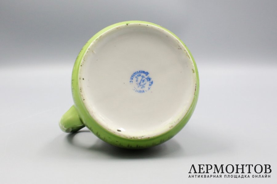 Молочник Сбор урожая. СССР, Дмитровский фарфоровый завод в Вербилках, 1920 - 1930 гг.
