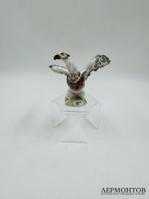 Статуэтка «Орёл». Фарфор, роспись, Meissen, Германия, 19 век