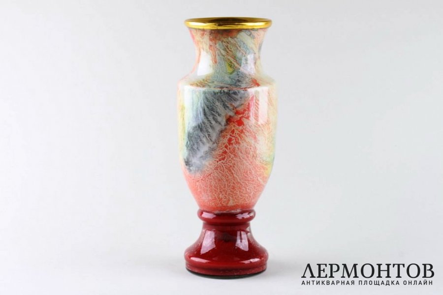 Кубок Ваза Бокс. СССР, 1950-1960-е гг. Стекло, латунь, полихромная печать.
