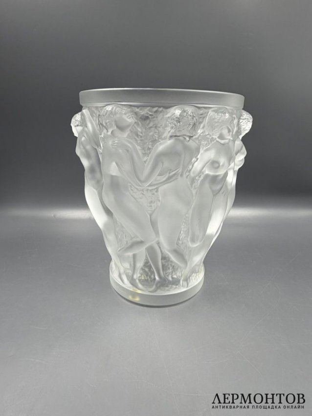 Ваза «Вакханки», выпуск 1000 экземпляров. Хрусталь, Lalique, Франция