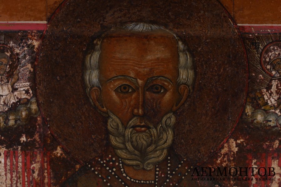 Икона Святитель Николай Чудотворец. Российская империя, конец XVIII в.