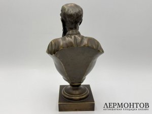 Бюст Лев Толстой. Россия, 20 век. Бронза, патинирование.